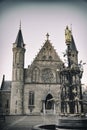 Ridderzaal in Binnenhof in the City of Den Haag, Netherlands Royalty Free Stock Photo